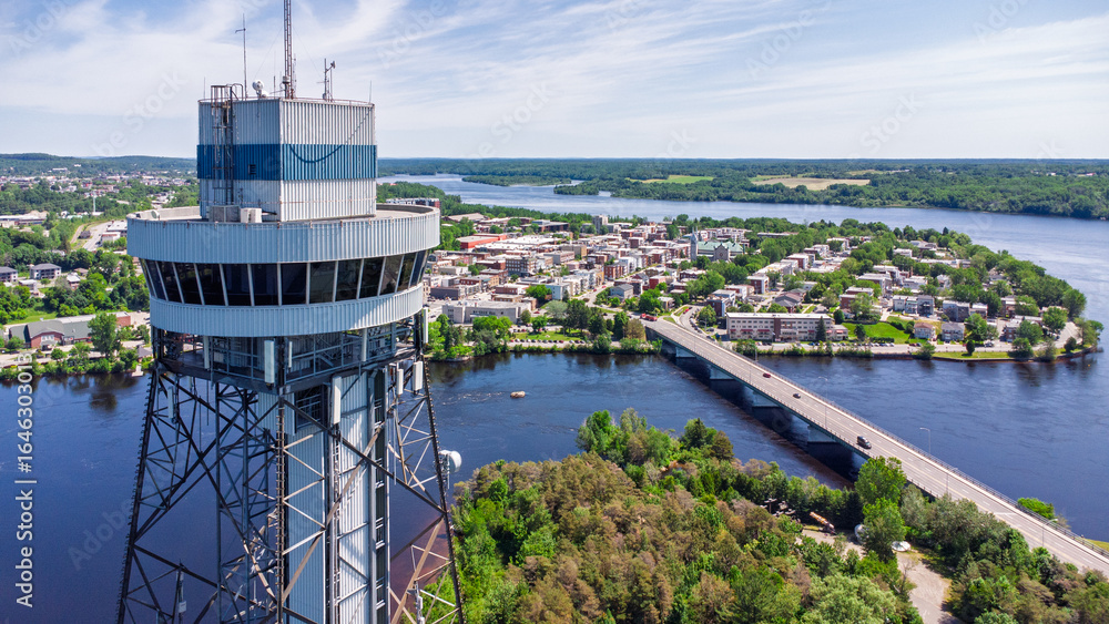 Naklejka premium Cité de l'Énergie Shawinigan Quebec Canada
