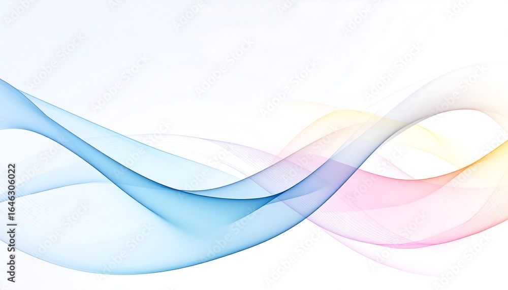 Obraz premium Abstract Colorful Waves Background. (2)