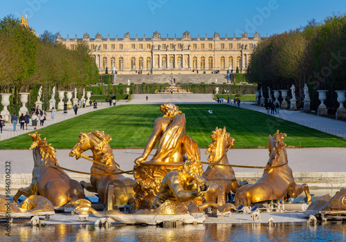 Wallpaper Mural Apollo fountain and Versailles palace outside Paris, France Torontodigital.ca