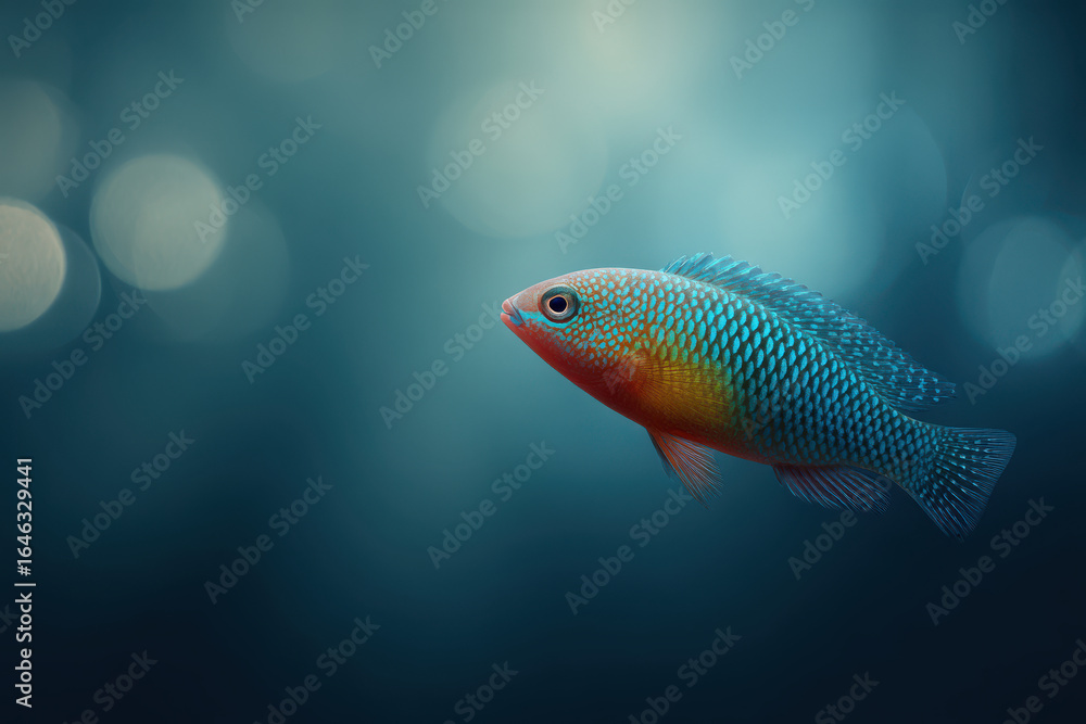 Naklejka premium create striking portraits of top animals against minimalistic backdrop with beautiful bokeh