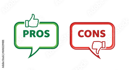 Pros and Cons of a Decision Visual Representation of Positive and Negative Outcomes
