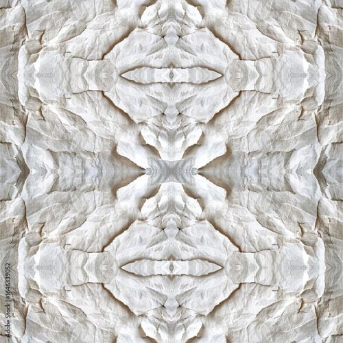 Seamless White Stone Rock Texture Pattern