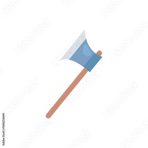 Scary Halloween Axe Vector Icon