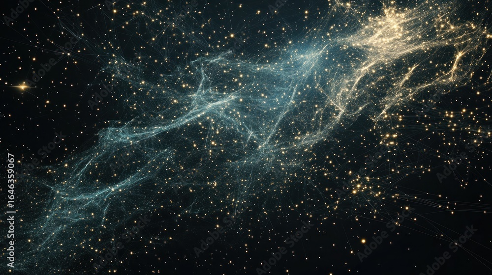 Fototapeta premium Cosmic Nebula Streams