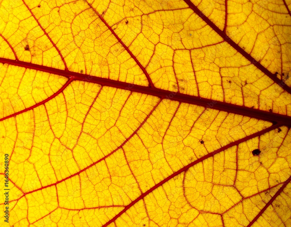 Obraz premium Autumn Leaf Closeup Texture.