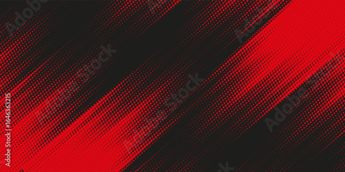Background, contrast red and black color abstract template for business design. Technology style. You can use it for advertising, sports posters, templates, business presentations. Vector illustration