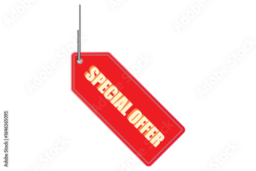 Red Special Offer Tag