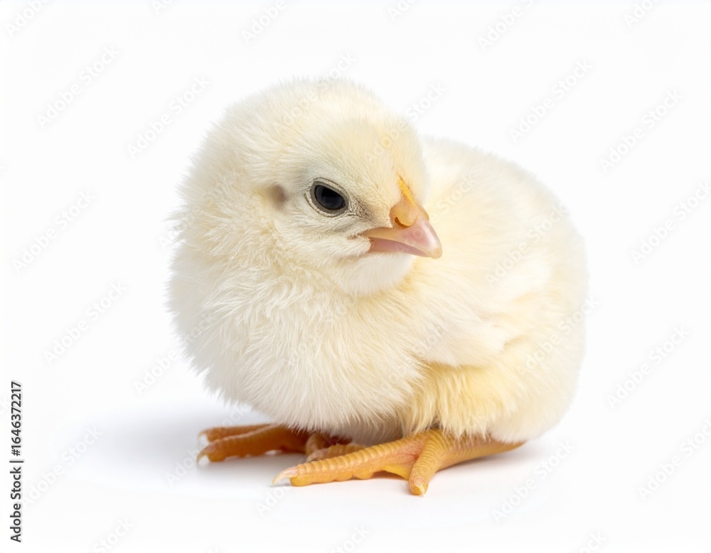 Fototapeta premium Baby chick, isolated on white background