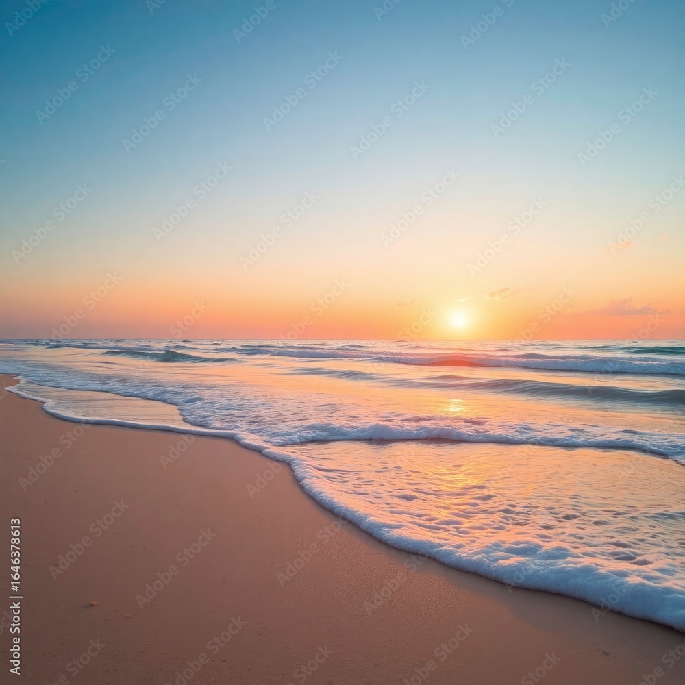 Obraz premium sunset on the beach