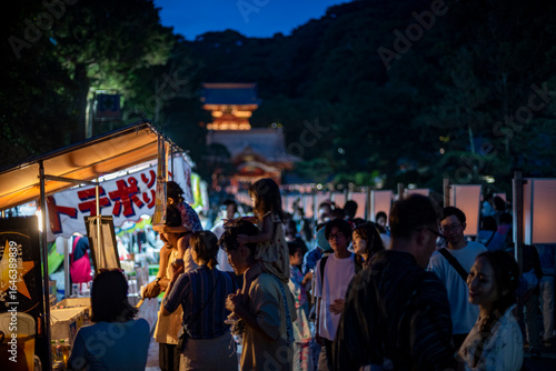 鎌倉2589　鶴岡八幡宮16　ぼんぼり祭り