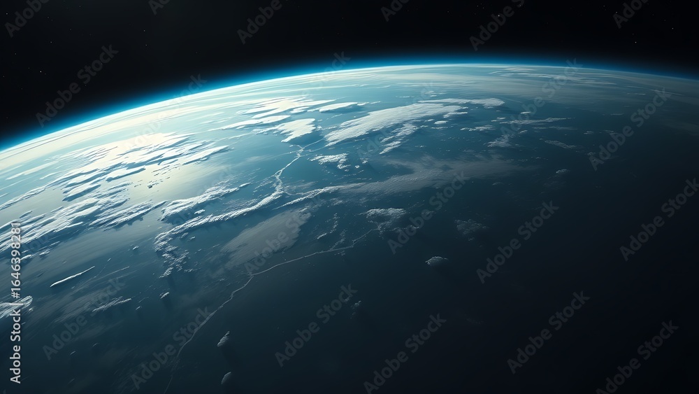 Obraz premium A time-lapse of Earth from space with a fading human silhouette, symbolizing a historic cosmic moment.