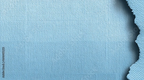 Corporate blue textured paper background with subtle grid pattern and torn edge effect for professional PPT slide design, presentation template, annual report cover or marketing brochure layout.