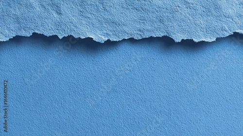 Corporate blue textured paper background with subtle grid pattern and torn edge effect for professional PPT slide design, presentation template, annual report cover or marketing brochure layout.