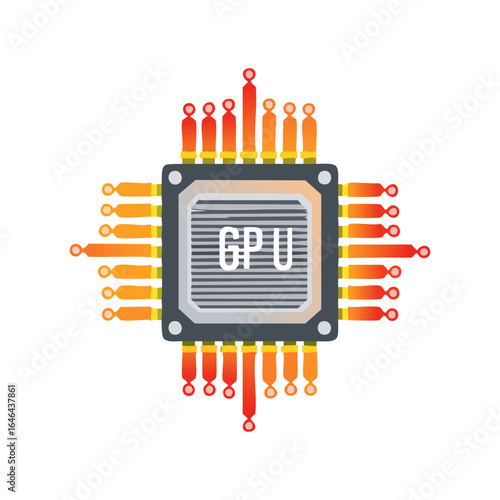 A GPU or processor with heat effects
