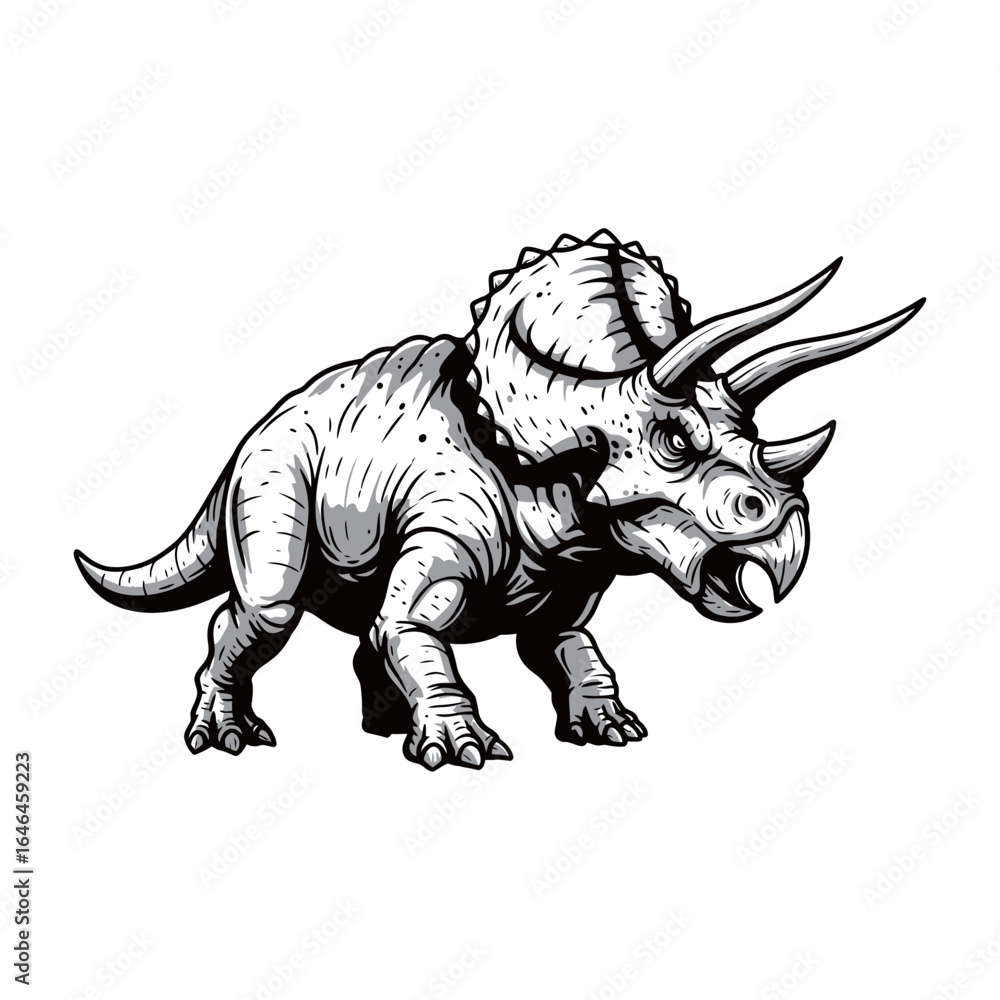 Fototapeta premium dinosaurus silhouette image with transparent background