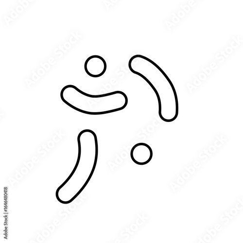 outline of lactobacillus bacterial microorganisms
