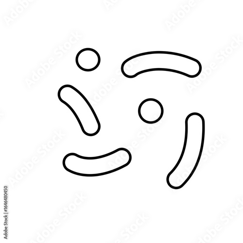 outline of lactobacillus bacterial microorganisms
