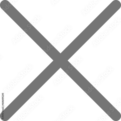 Bold X icon