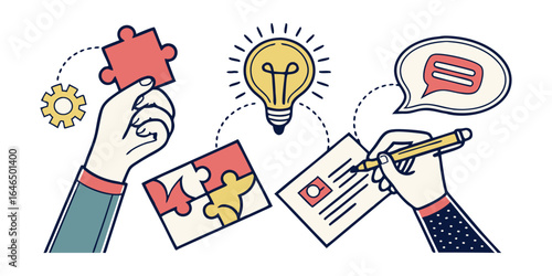 Review  set icons. Containing feedback, rating, testimonial, satisfaction, comment, opinion, like, customer, recommend and more. Solid vector icons col.