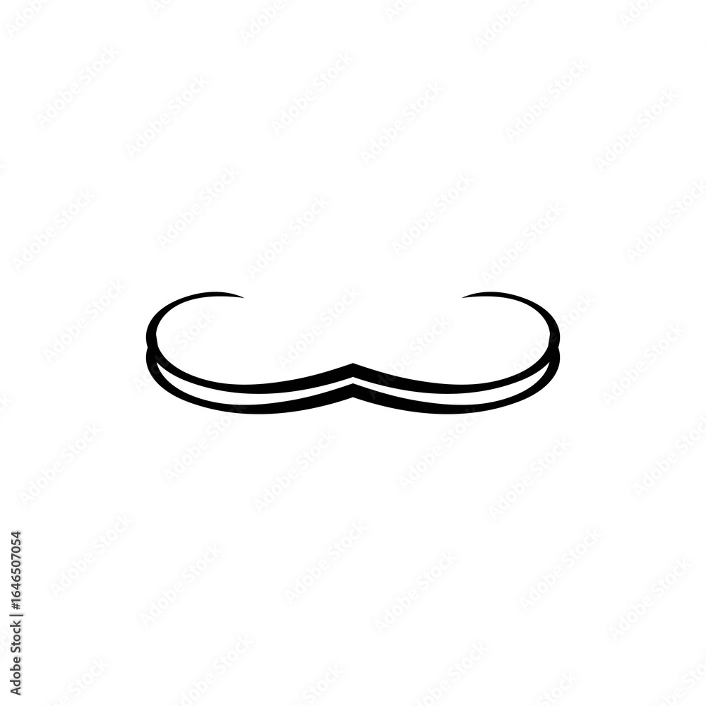 Obraz premium Line flourish clip art design on plain white transparent isolated background for card, shirt, hoodie, sweatshirt, apparel, tag, mug, icon, poster or badge
