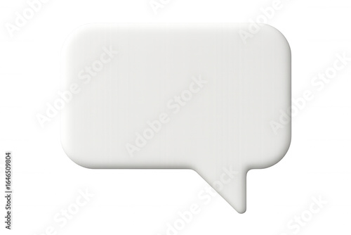 Speech bubble hovering against transparent backdrop, representing communication and messaging elements