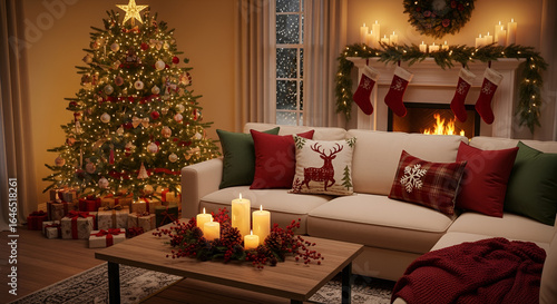 christmas tree with gifts