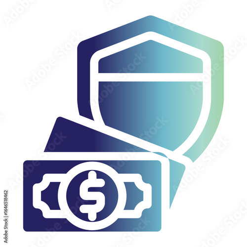 Workaholic Icon With Cube And Dollar Sign