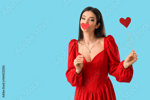 Beautiful young woman with ...
