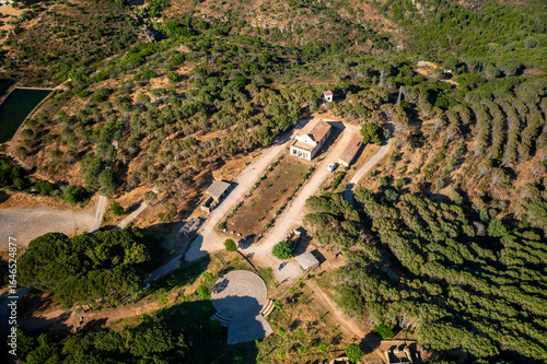 Sant'Antonio da Padova Church in Jerzu, Sardinia, Italy, breatht