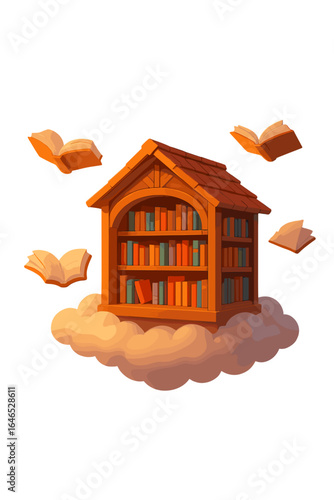 Floating Library in the Clouds