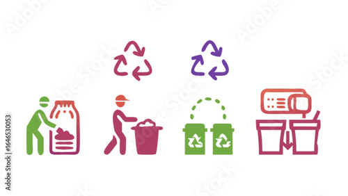 Recycling process management and waste sorting best practices for sustainability and environmental protection