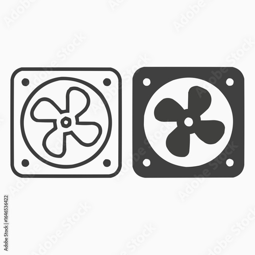 nuclear symbol on white