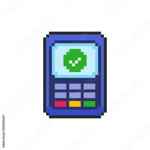 Pixel art Credit Card Payment Terminal game asset design