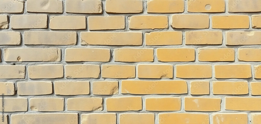 Obraz premium Seamless texture of a weathered concrete block wall, ideal for background, building, rough