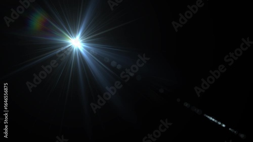 Wallpaper Mural Lens Flare - 4K Resolution. 4k Realistic lens flare Transition light effect. Digital lens Flare, Light transition, lens flare, light leaks, Abstract overlays background for composite. Torontodigital.ca