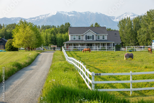 Fotografie country house in Palmer,Alaska