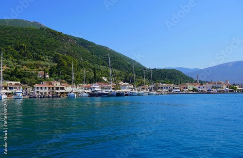 July 21, 2025, Kefalonia, Greece. View of the town of Sami