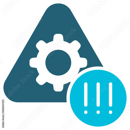 Crucial Glyph Blue Icon