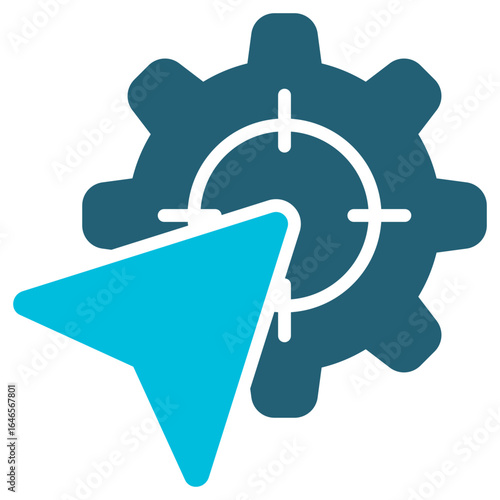 Specific Glyph Blue Icon