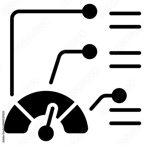 Indicators Glyph Black Icon