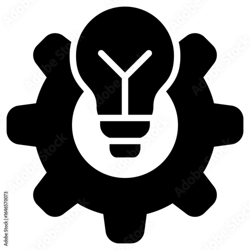 Skill Glyph Black Icon