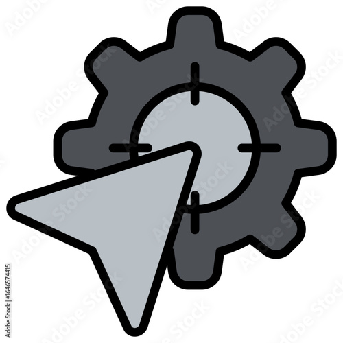 Specific Grey Icon Editable Stroke