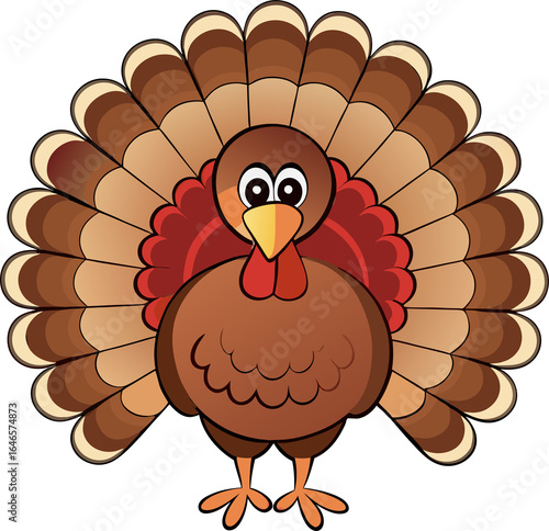 thanksgiving turkey, turkey bird clipart illustration