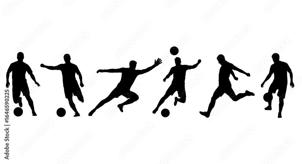 Soccer Silhouettes Action Poses Guide Soccer Silhouettes Action Poses Guide