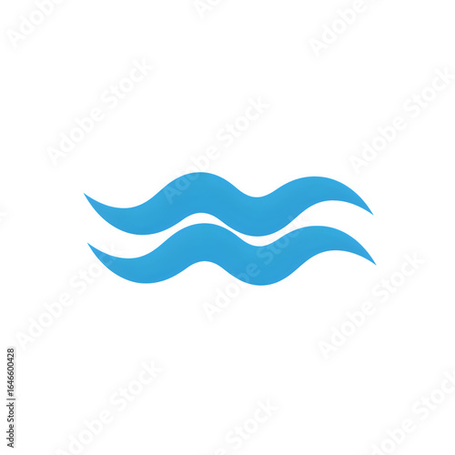 Free Download Blue water waves, isolated on transparent background - GFXLoad