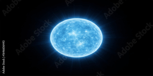 Full moon shining in the night sky with stars and clouds