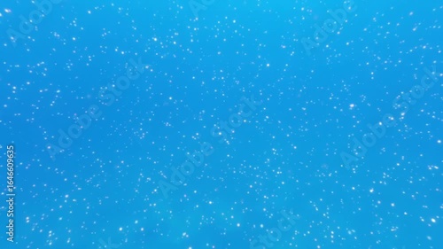 Refractions Blue Sea Waters - Refractions and blue skies under the water shine!