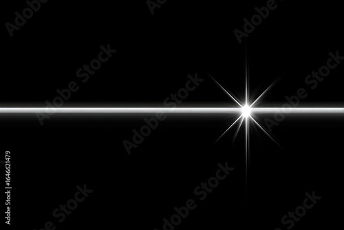 Wallpaper Mural Bright white light streaks across a black background Torontodigital.ca