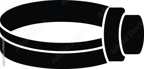 armlet silhouette vector art illustration