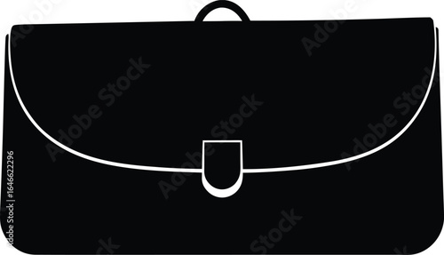 clutch silhouette vector art illustration